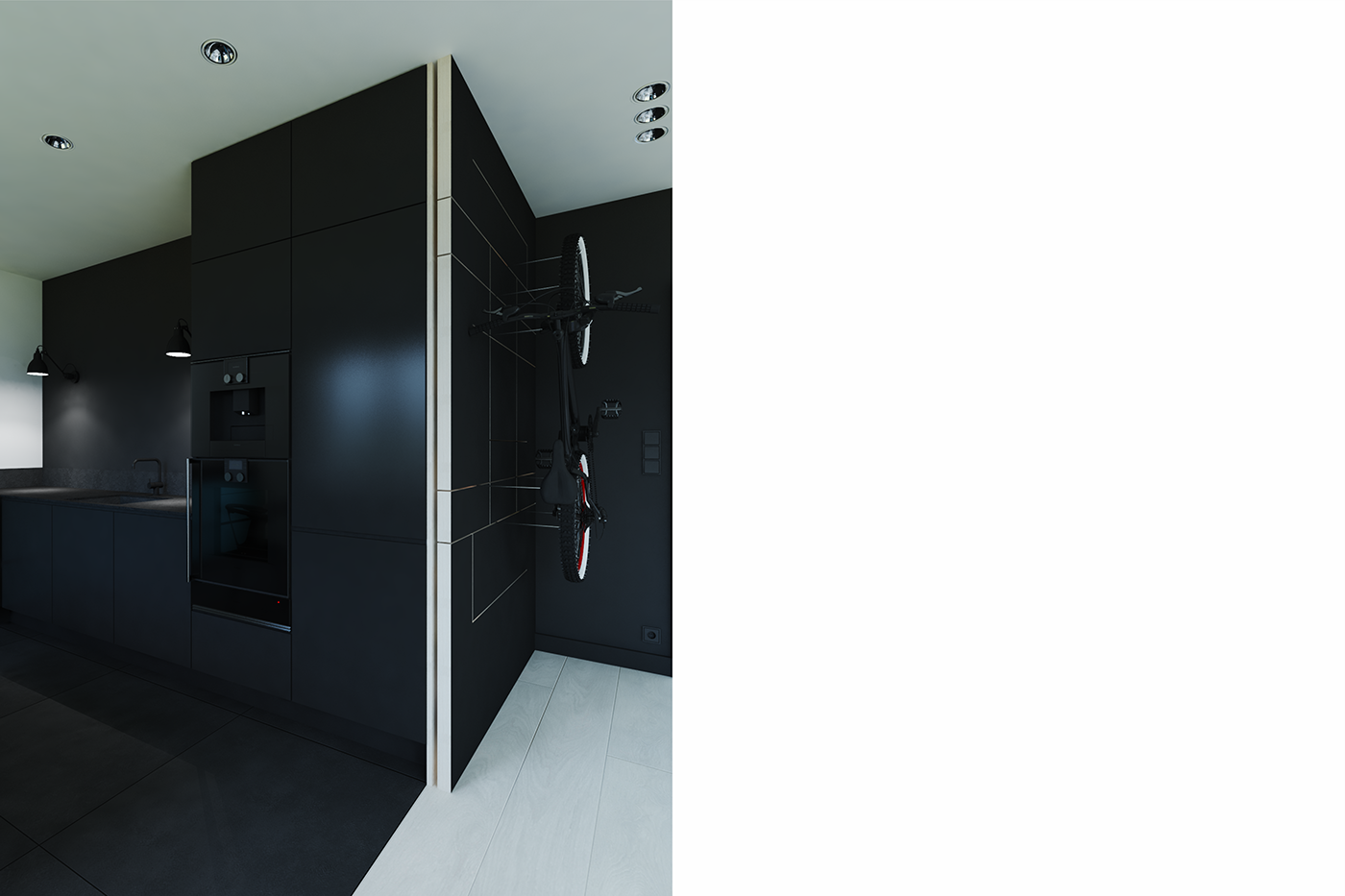 flat apartment Interior design modern minimalistic poland artprint Greg-guillemin