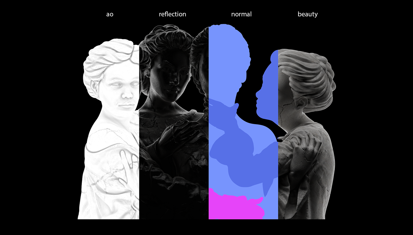 Advertising  artwork Character design  digital Digital Art  digital illustration key art movie poster sculpting  series poster