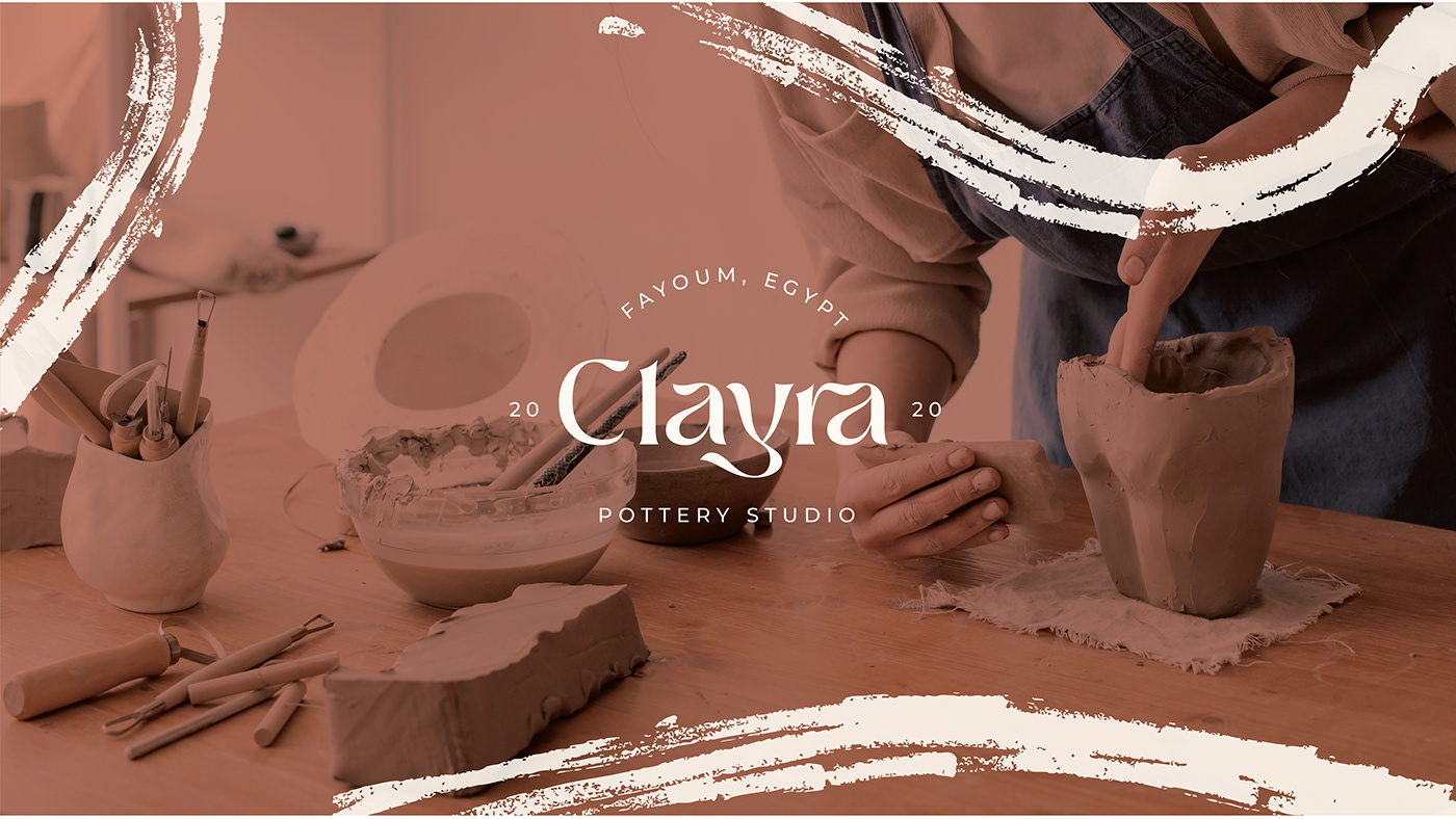 branding  ceramics  clay crafts   ILLUSTRATION  Logo Design Pottery