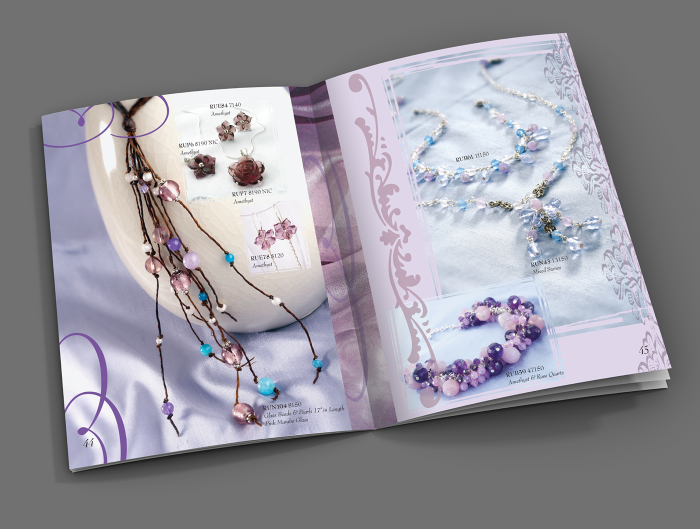 Adobe Portfolio Jewellery brochure