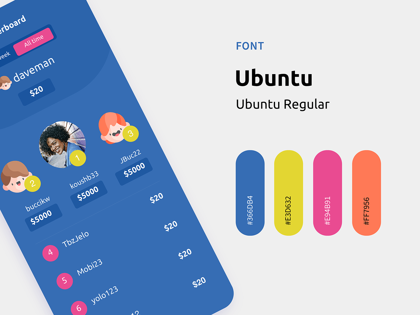 app app design colorful game live quiz Quiz UI/UX