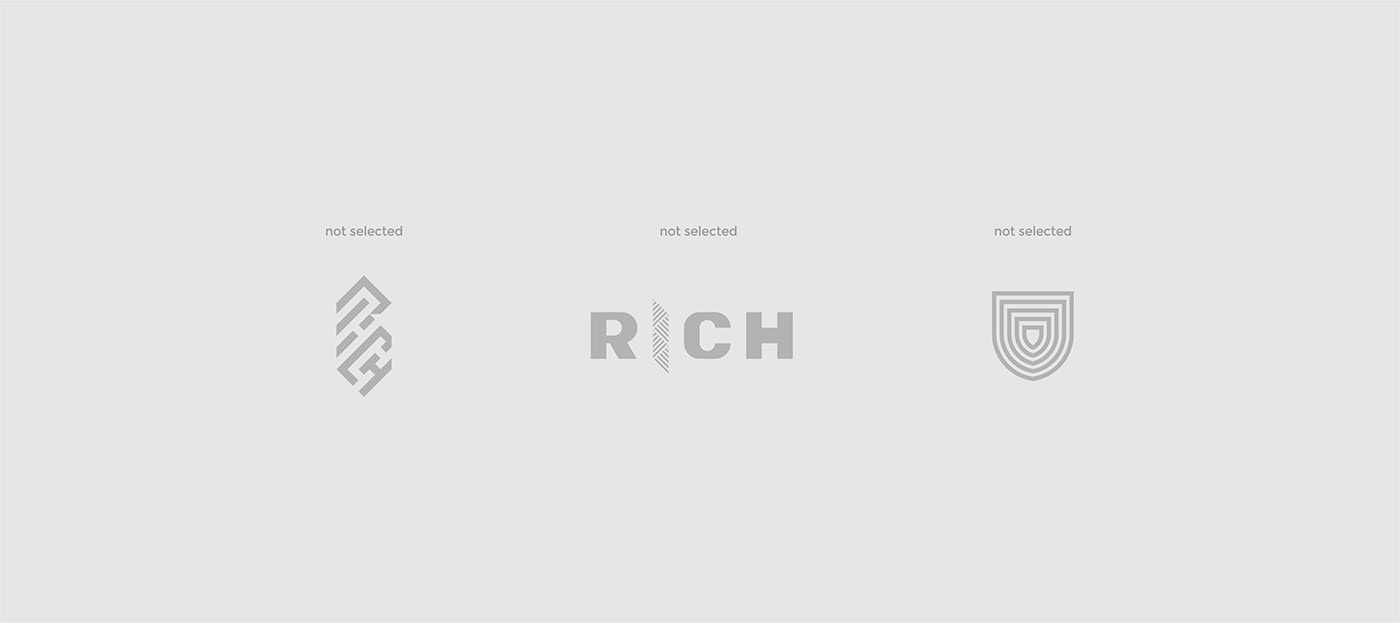 branding  rich hotel Style modern minimal logo identity symbol mark