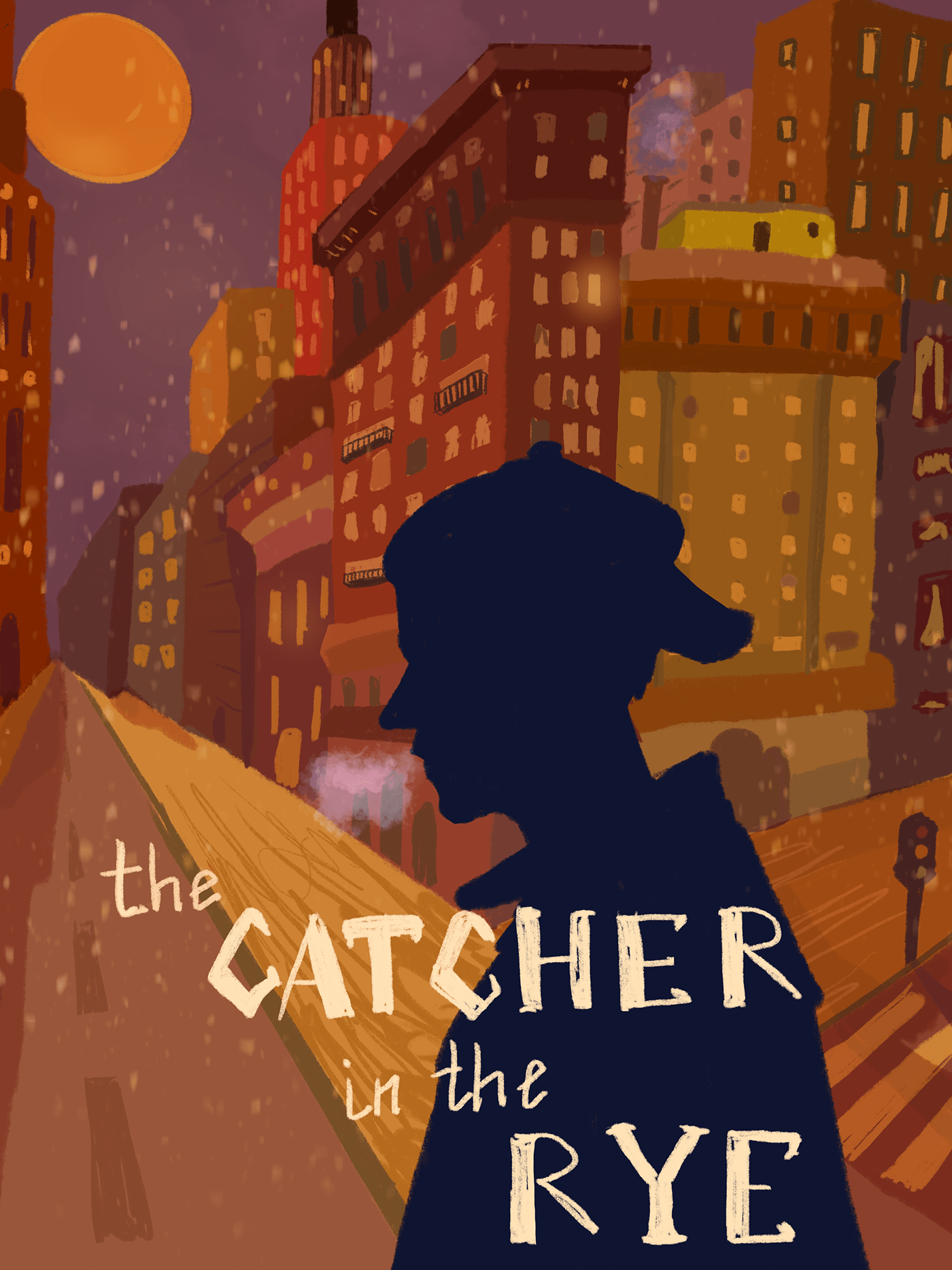 poster catcher in the rye ILLUSTRATION 