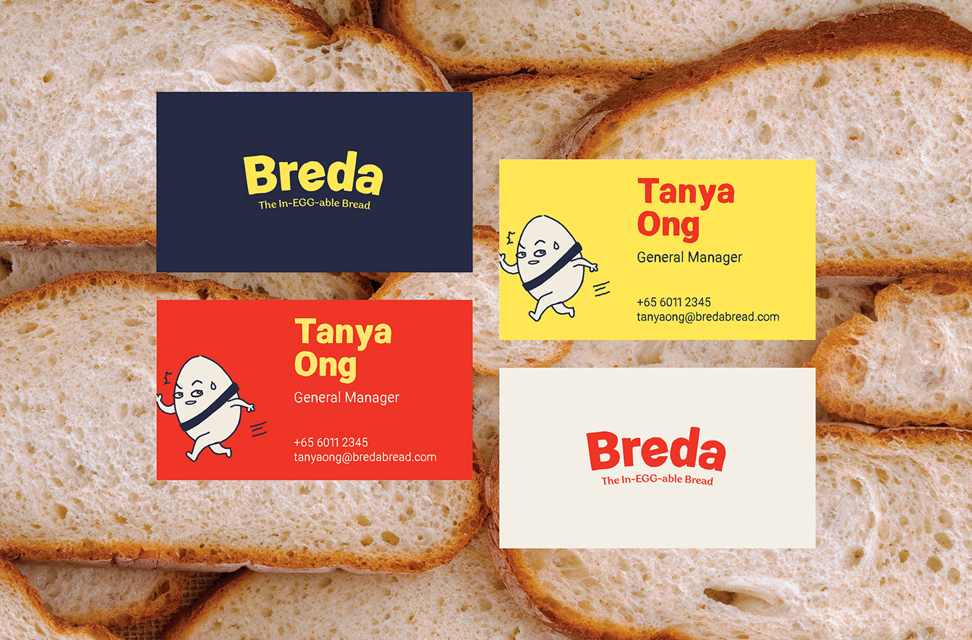 bakery brand identity visual identity bread eggless egg logo Brand Guideline