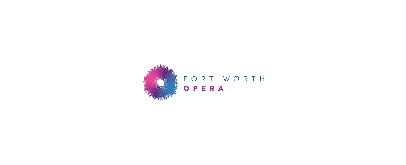 Advertising  annual report banners branding  Fort Worth Invitation opera postcard texas