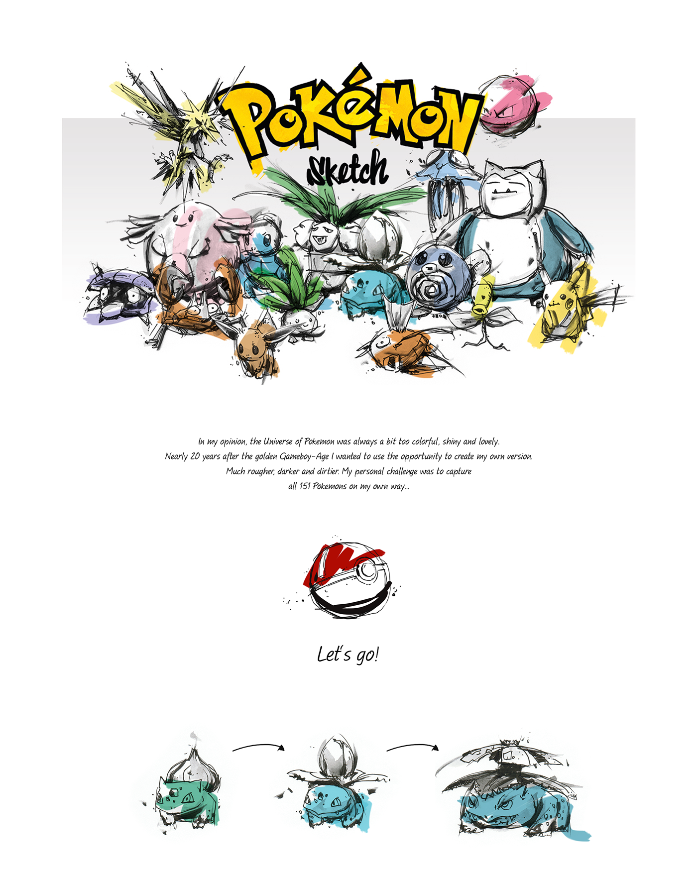 Pokemon pokemon go pikachu analog print sketch Character game ink