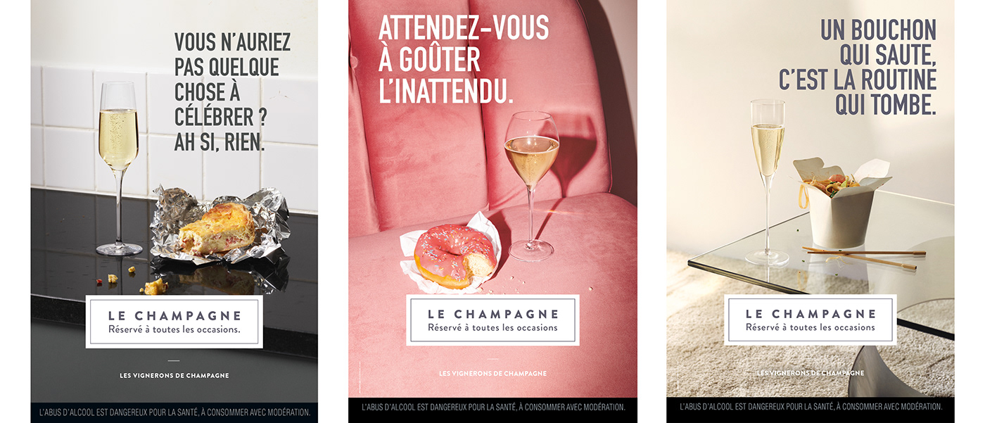 ad adam kremer Advertising  Champagne joaquin laguinge lucy sparks marius W hansen print