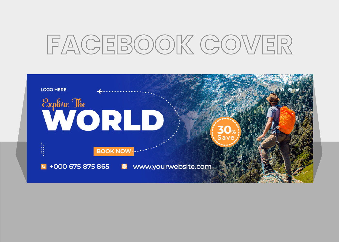 cover design designer designs facebook google graphic SEO template Travel