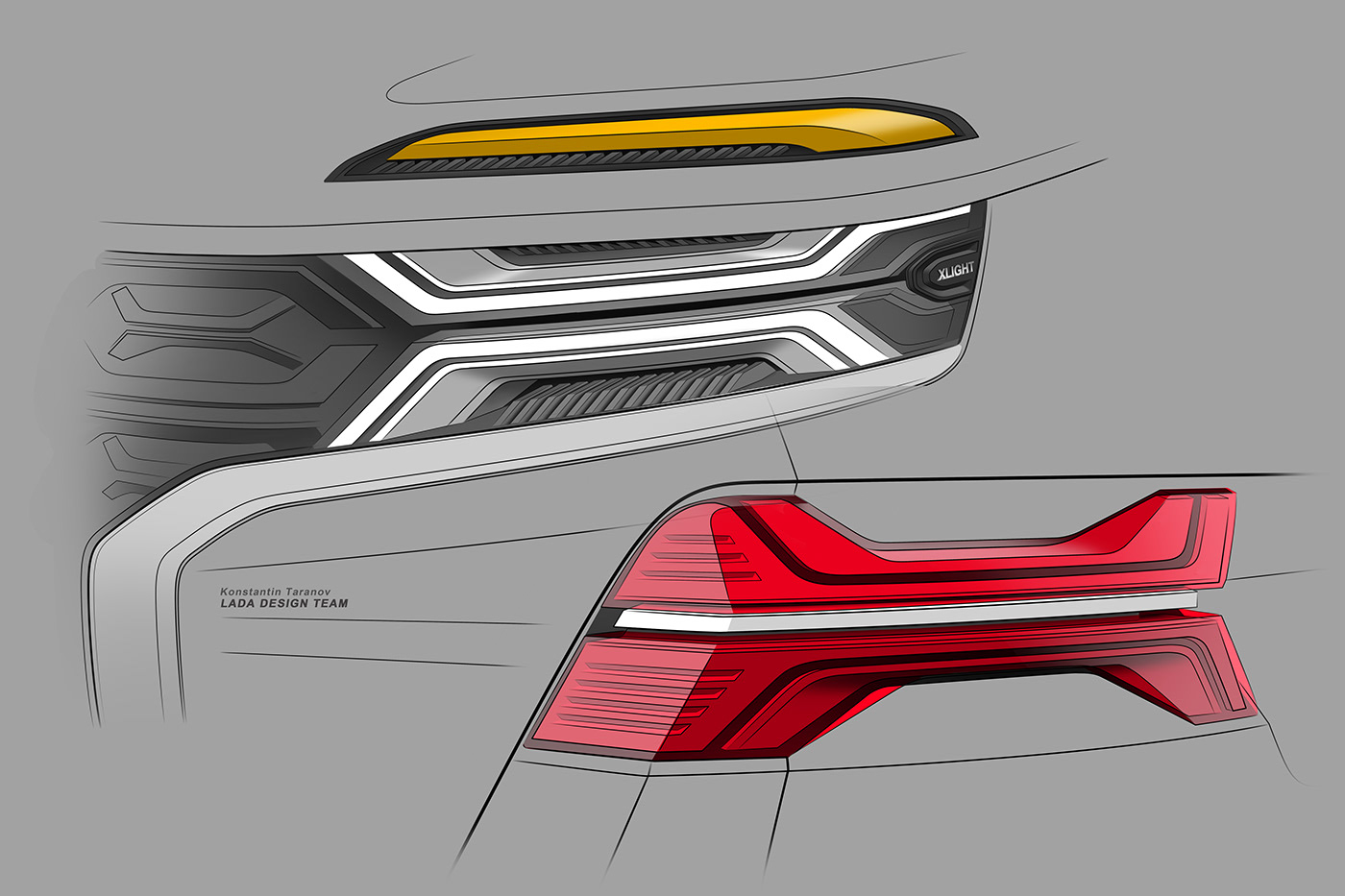 lada design cardesign sketch Alias automotive   concept conceptcar car Auto