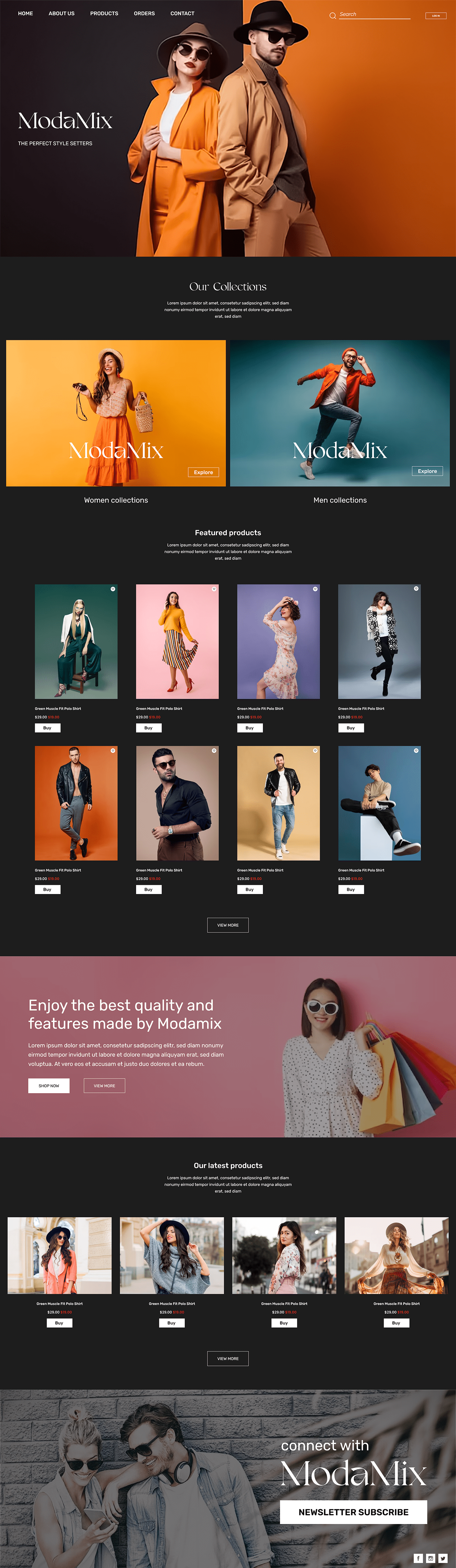 UI ui design Website Web Design  Web UI Fashion  fashion design Clothing Style moda