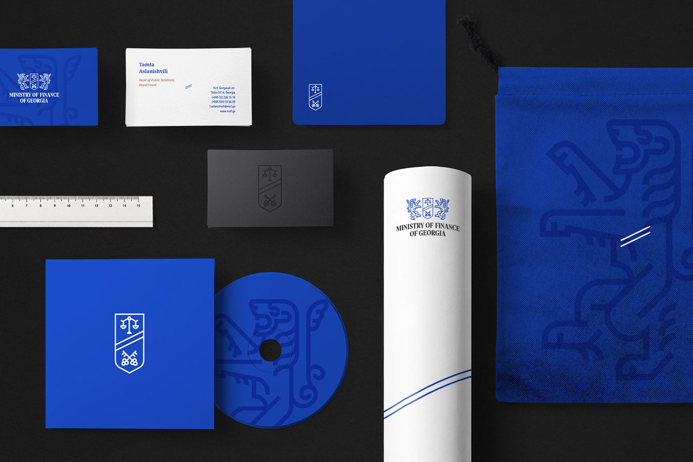 Ministry rebranding identity blue branding  finance heraldy logo ILLUSTRATION  bold