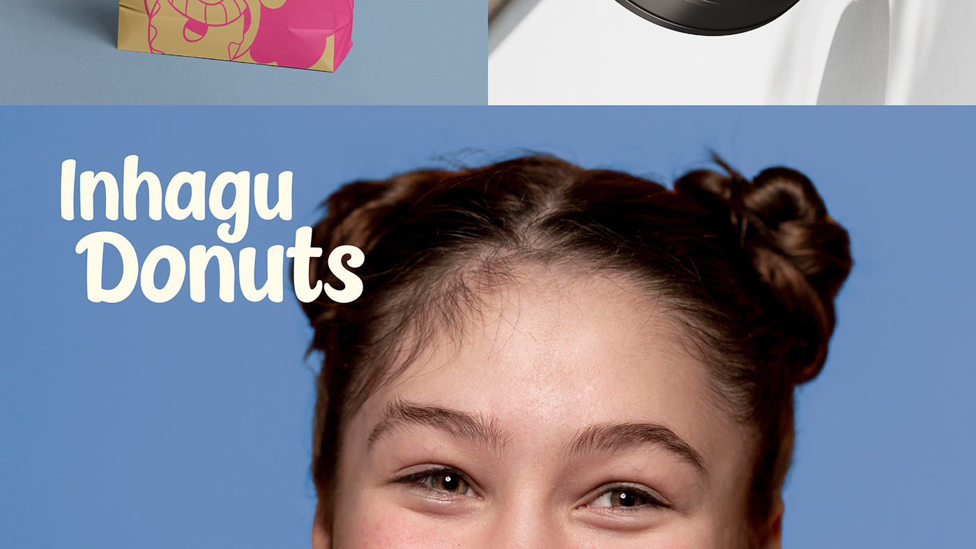 Donuts identidade visual Logotipo marca brand identity design gráfico brand embalagem Packaging visual identity