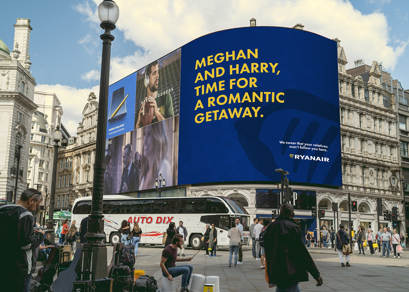 Advertising  copywriting  newsjacking Real time marketing royal wedding Ryanair