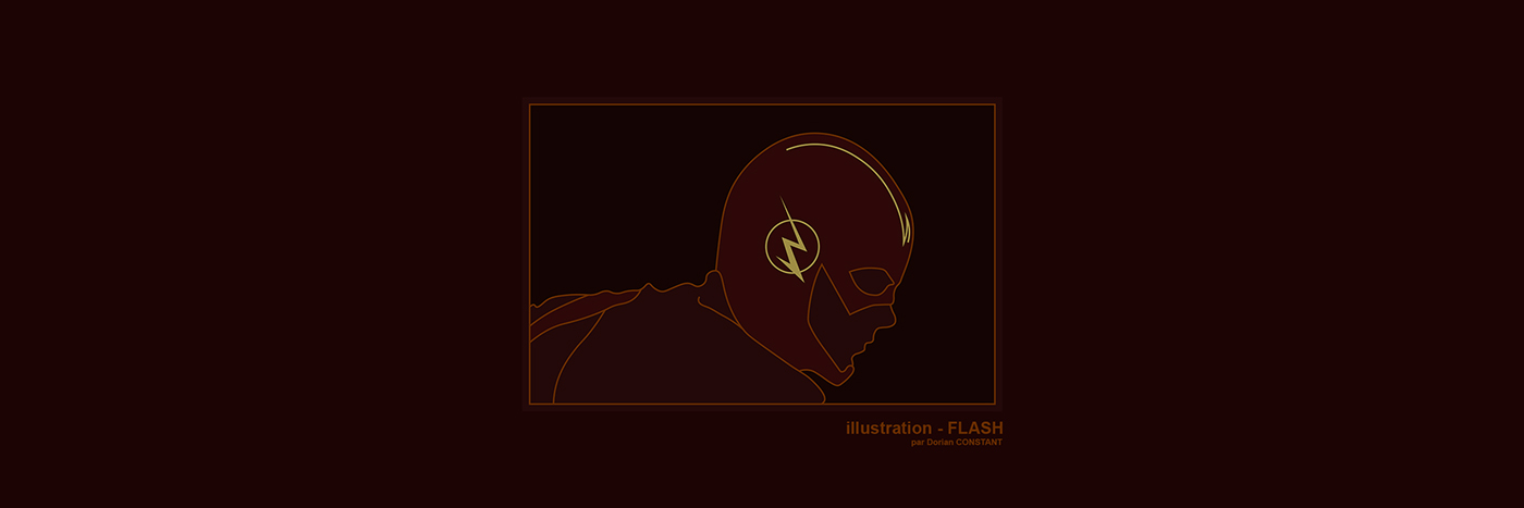 ILLUSTRATION  Flash dc comics Dc Comics photoshop Illustrator