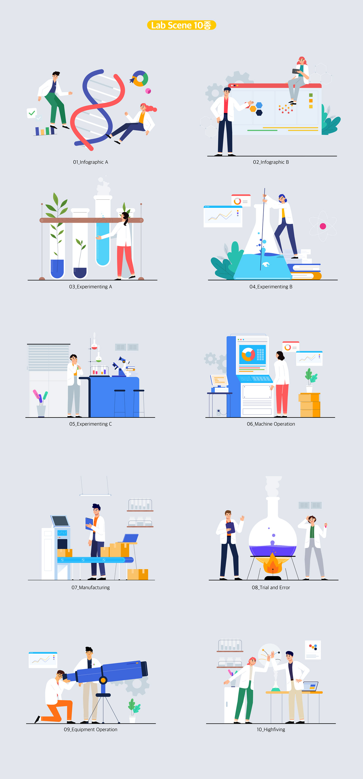 asset Character Customize kit lab Office package Preset template Theme