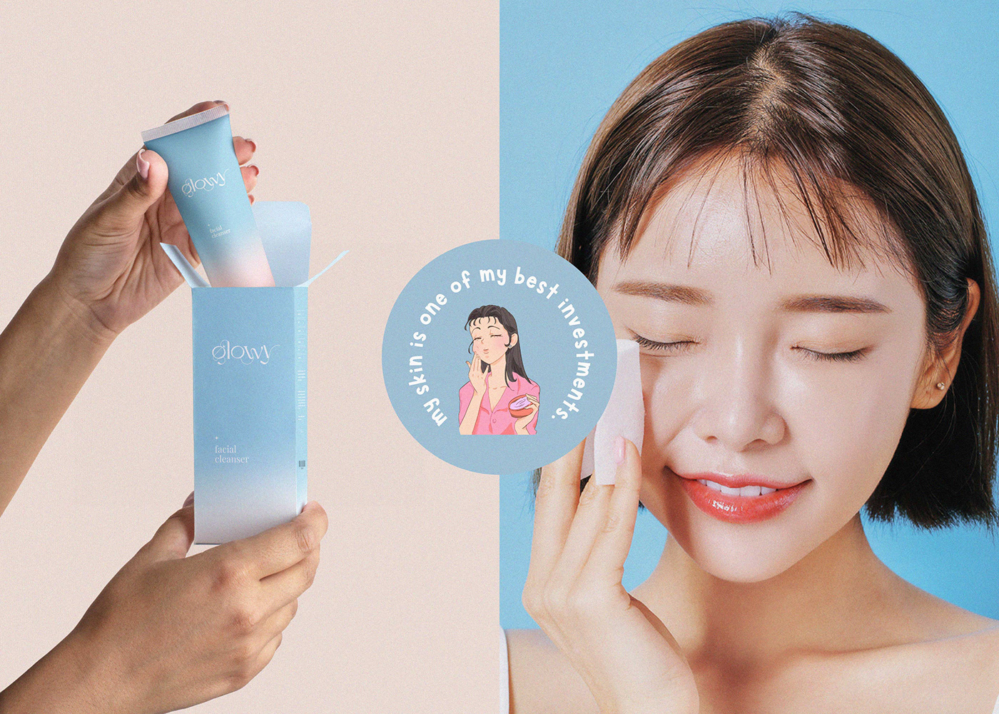 beauty brand brand identity cosmetics Logo Design Packaging skin skin care skincare