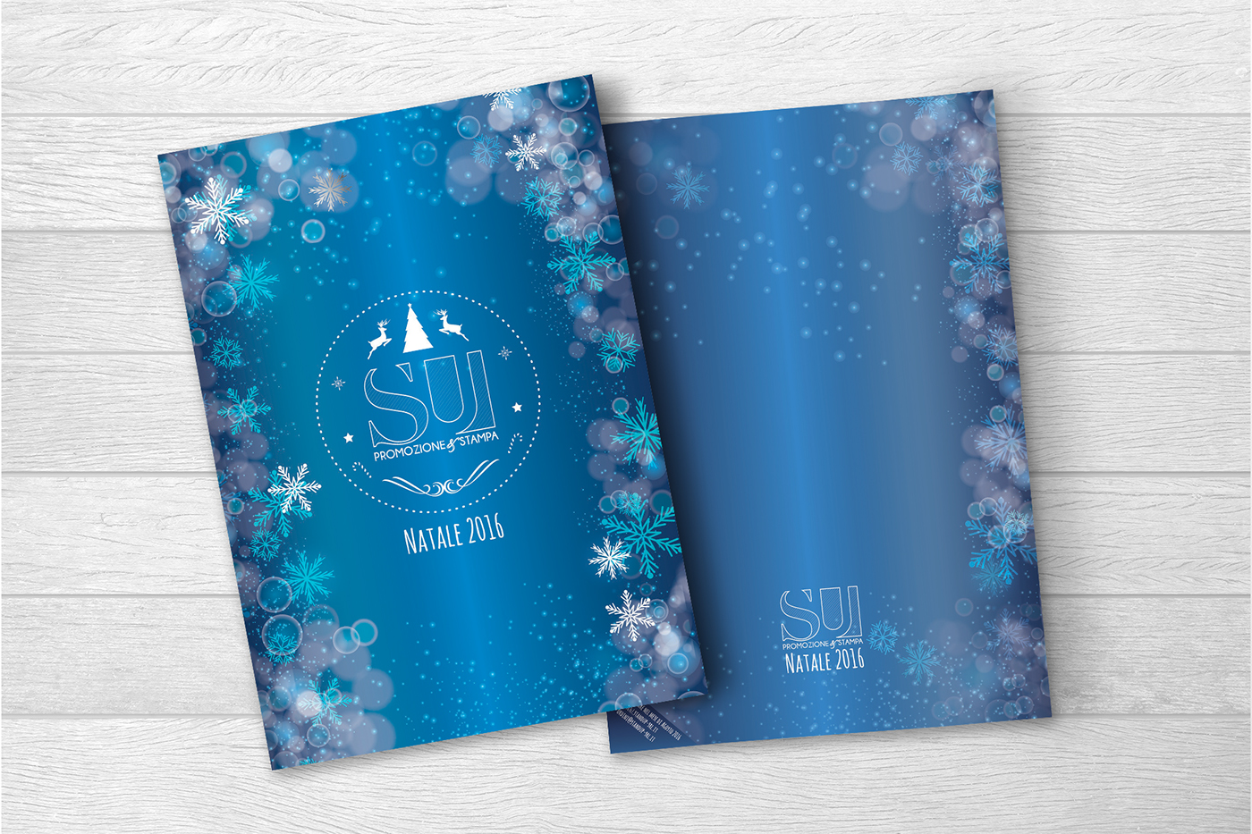 Christmas brochure graphic design