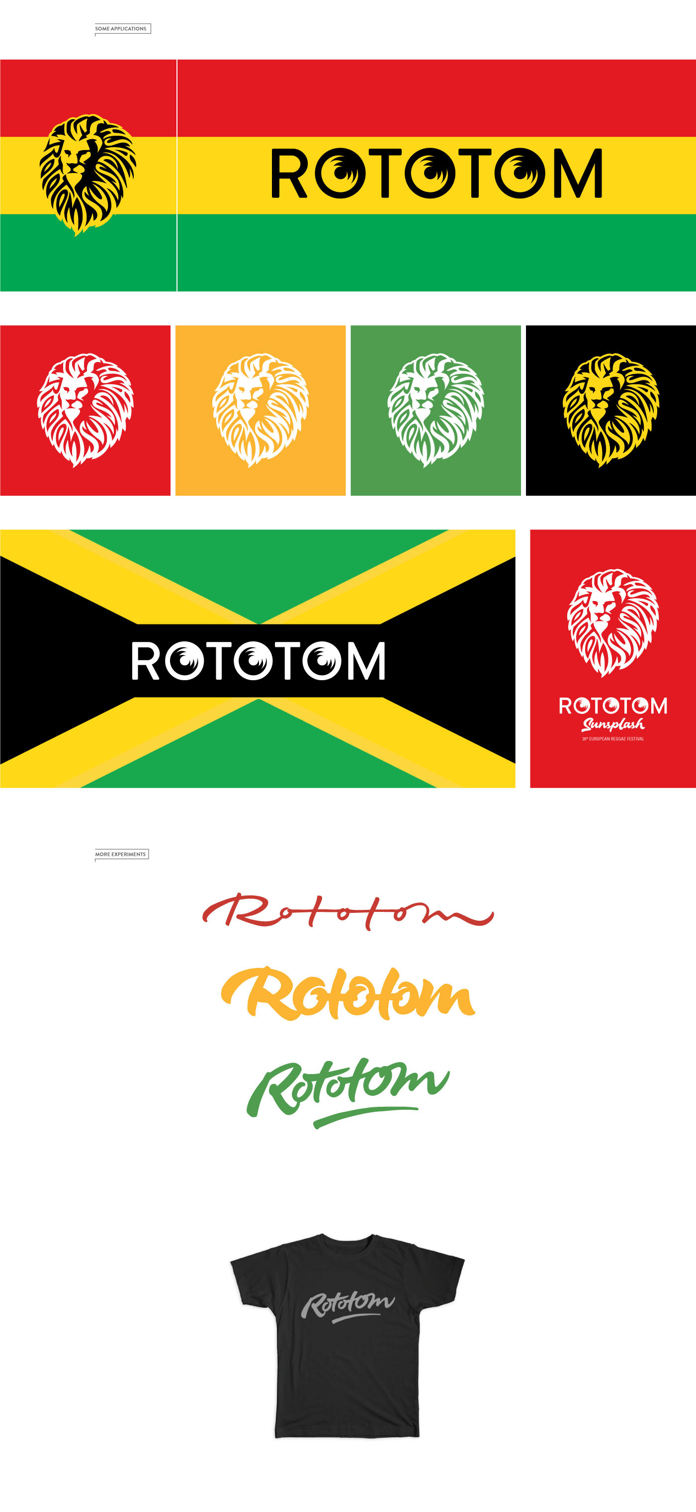 rototom reggae Benicasim bobmarley joluvian sunsplash summer summerjam rebranding logo