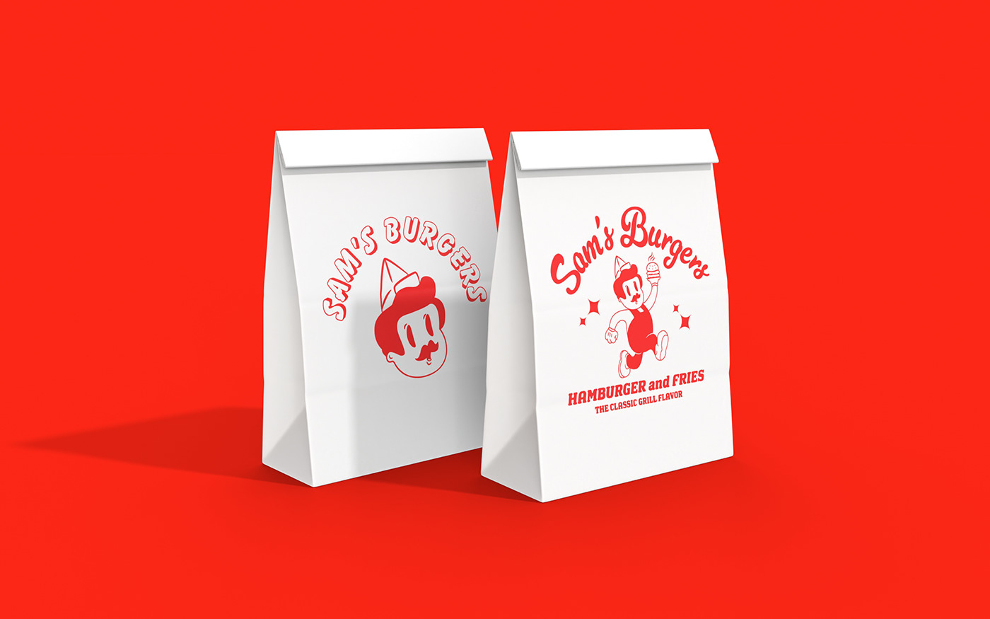 logo branding  brand identity Packaging Food  burger drink restaurant Brand Design identity