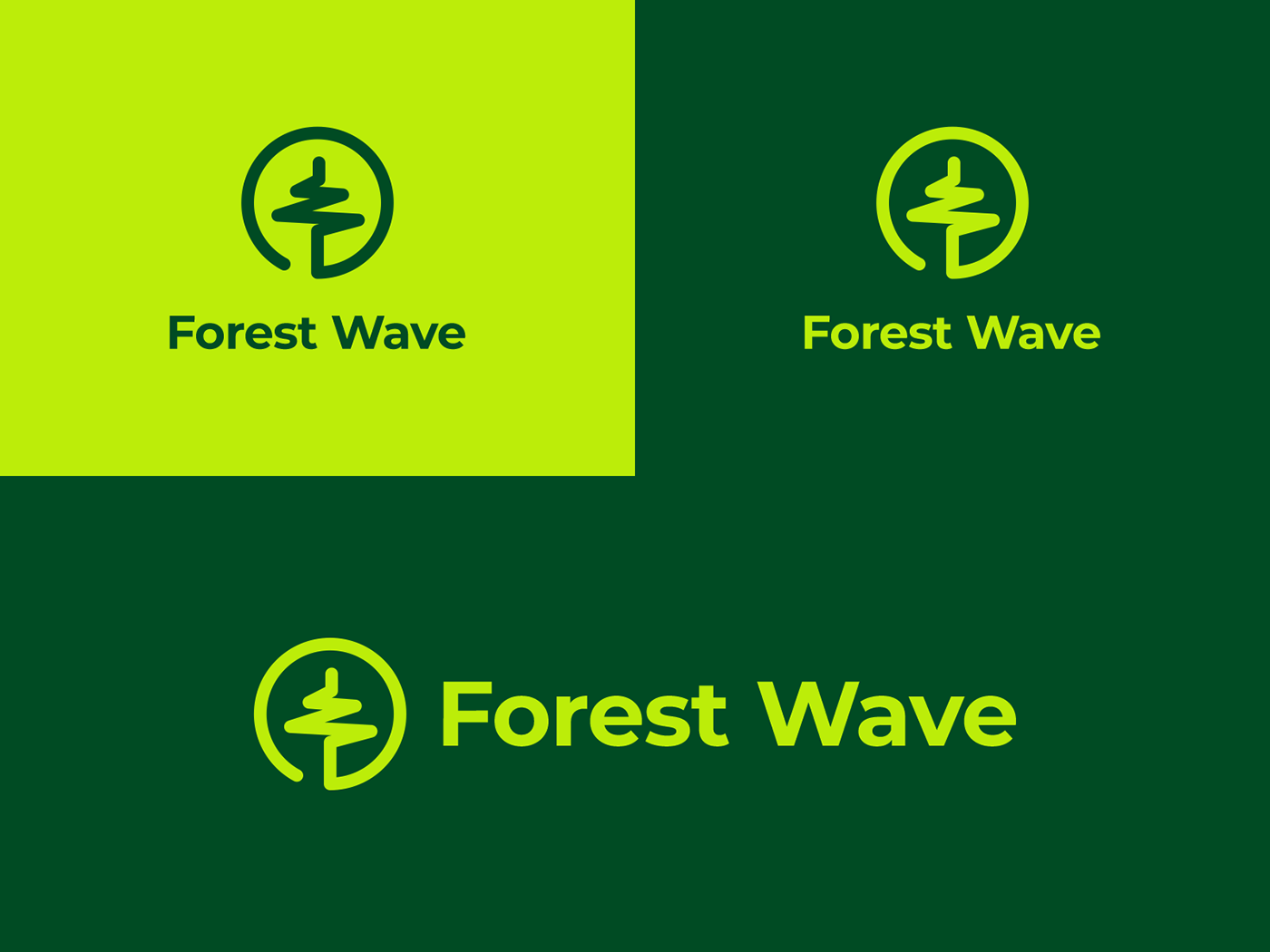 design Graphic Designer brand identity visual Logo Design forest logging wood modern Nature