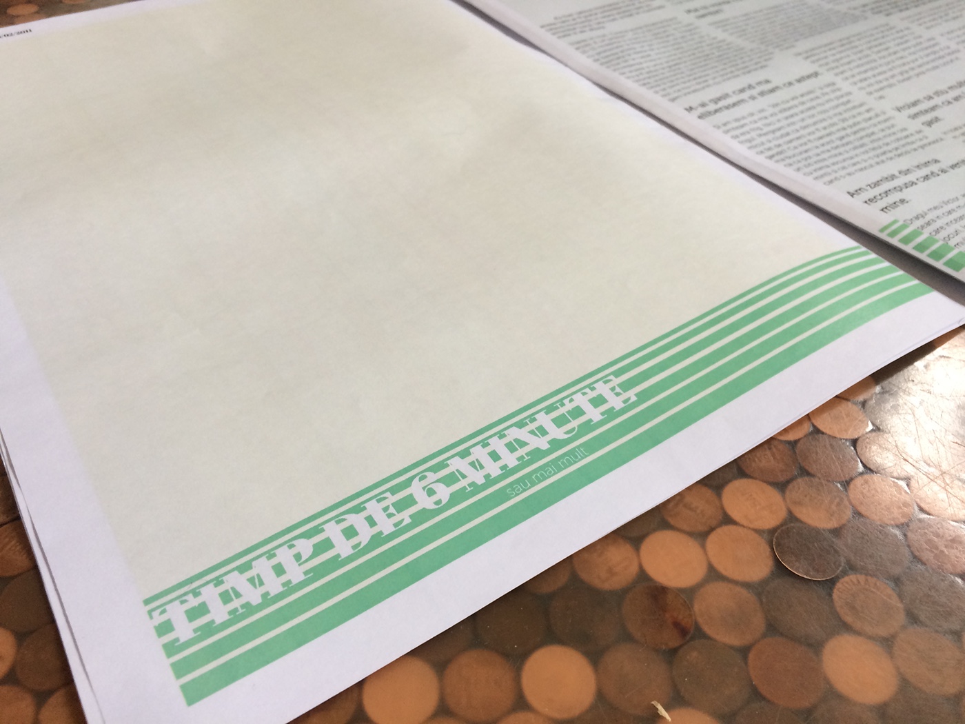 newspaper bucharest lake printdesign dtp article design green Layout Love DIY page present