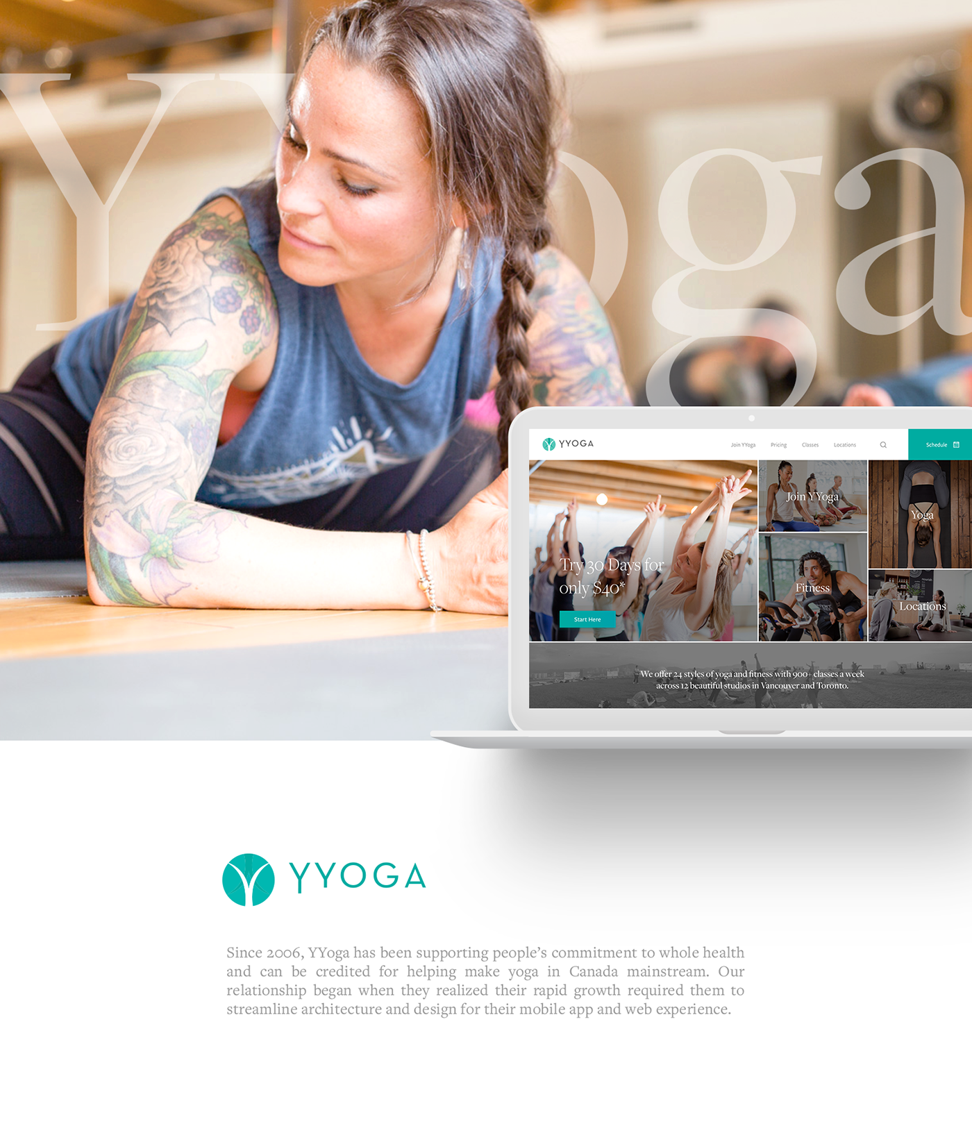 YYoga ux UI Yoga Web Design  Website Light UI fitness