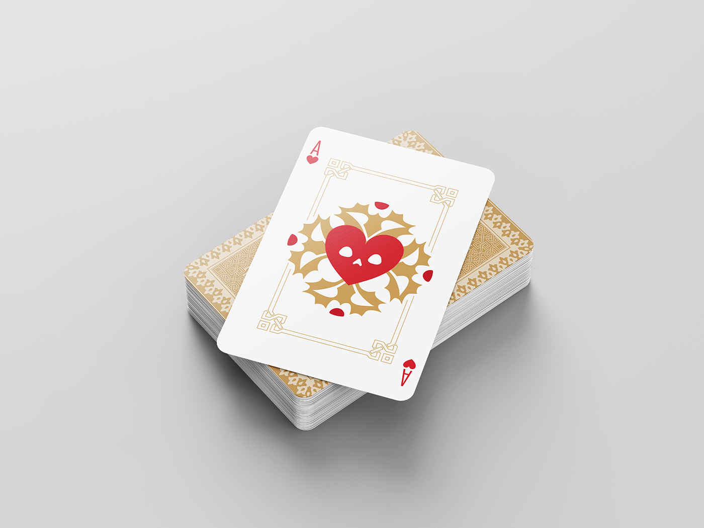 illustrator design skull anatomy Poker Deck fancy clean fresh cards card design adobe illustrator