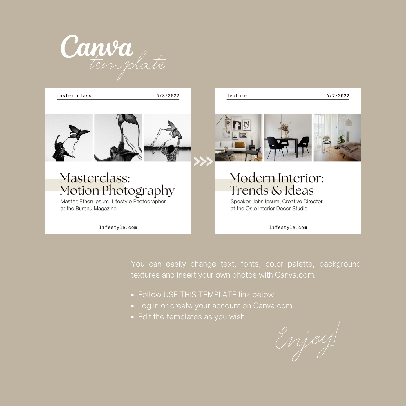 aesthetic canva design download elegant free instagram post social media template