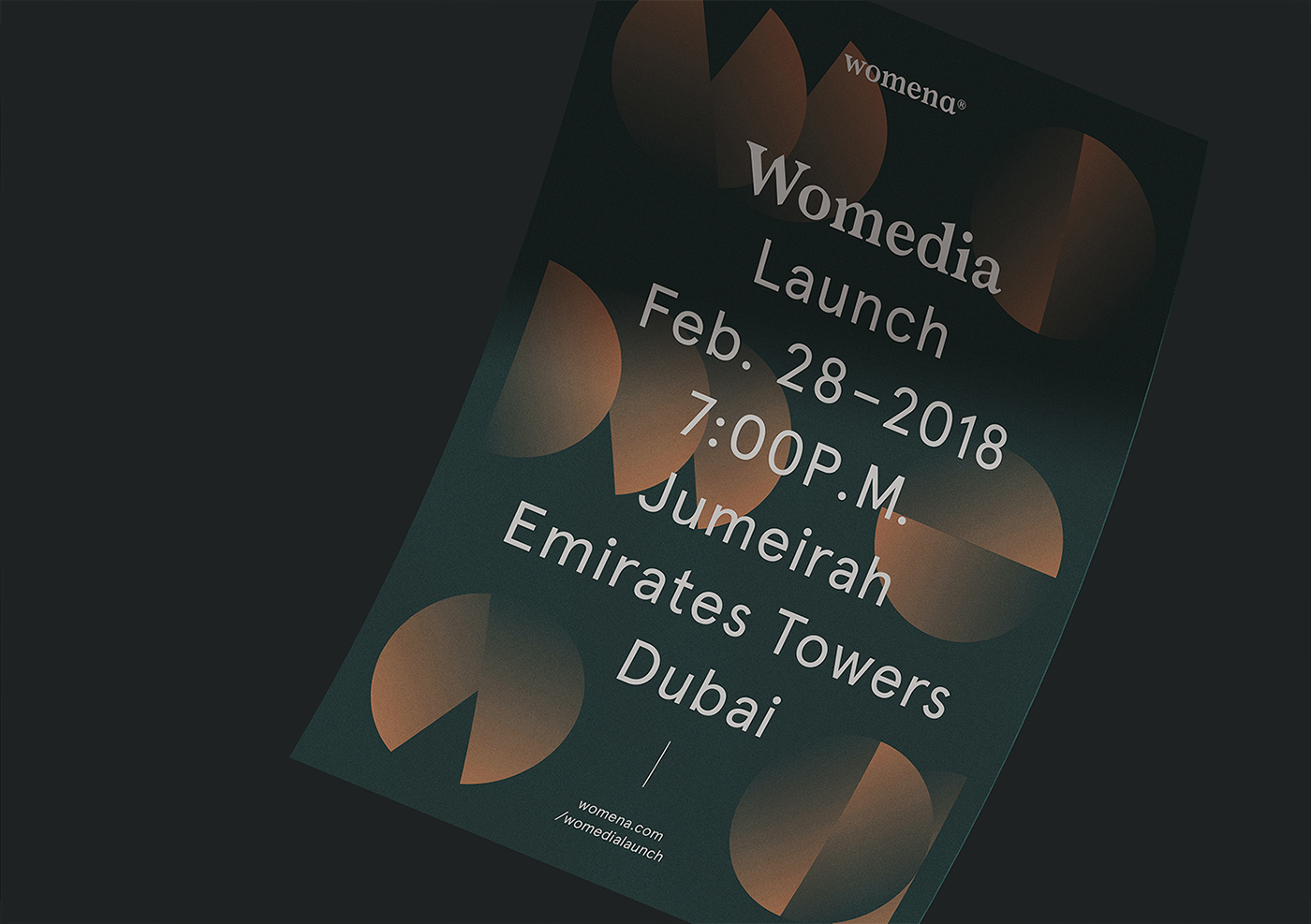 brochure woman circle empowerment dubai rebranding female equality Web gold