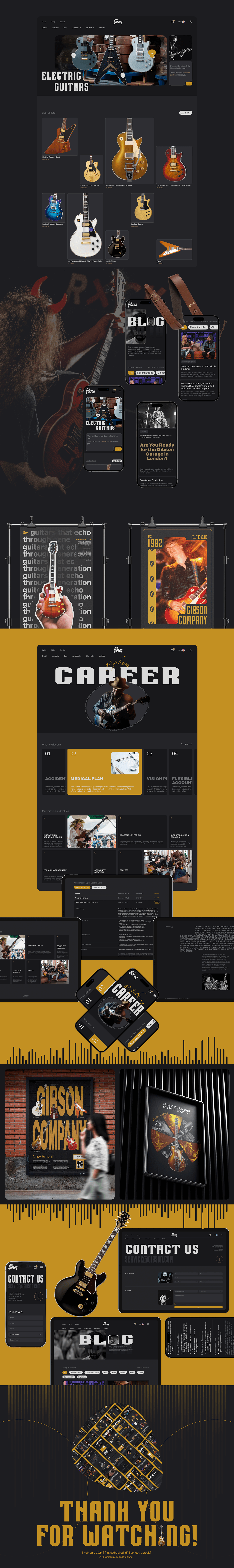 UI/UX Figma Web Design  rock graphic design  redesign Website user experience creative modern