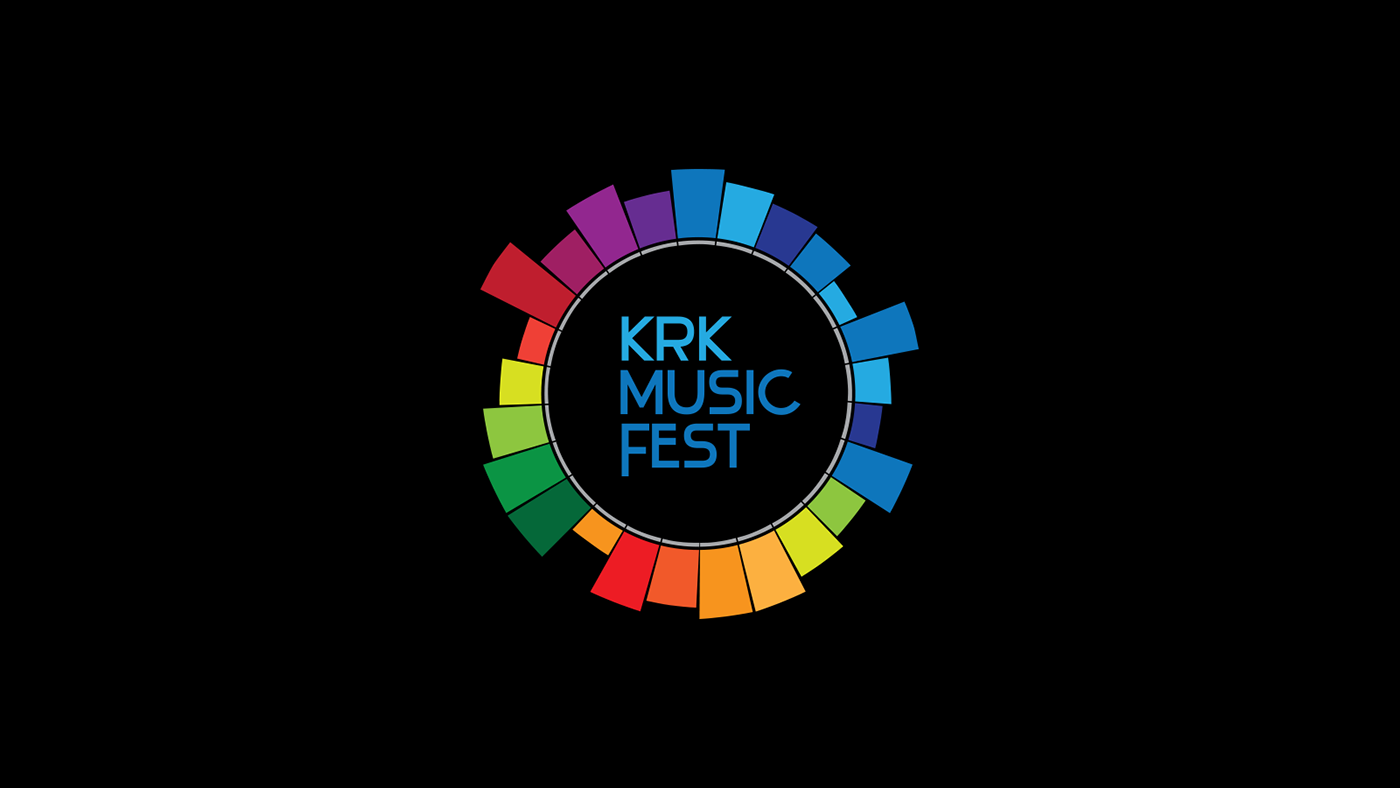Croatia festival graphic design  krk location branding music visual identity