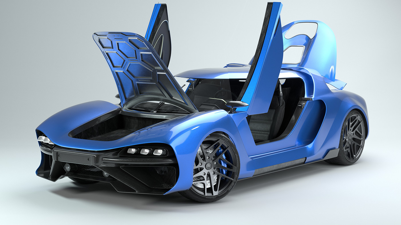 chassi concept concept-car Conception design engine frame sportcar supercar Vehicle