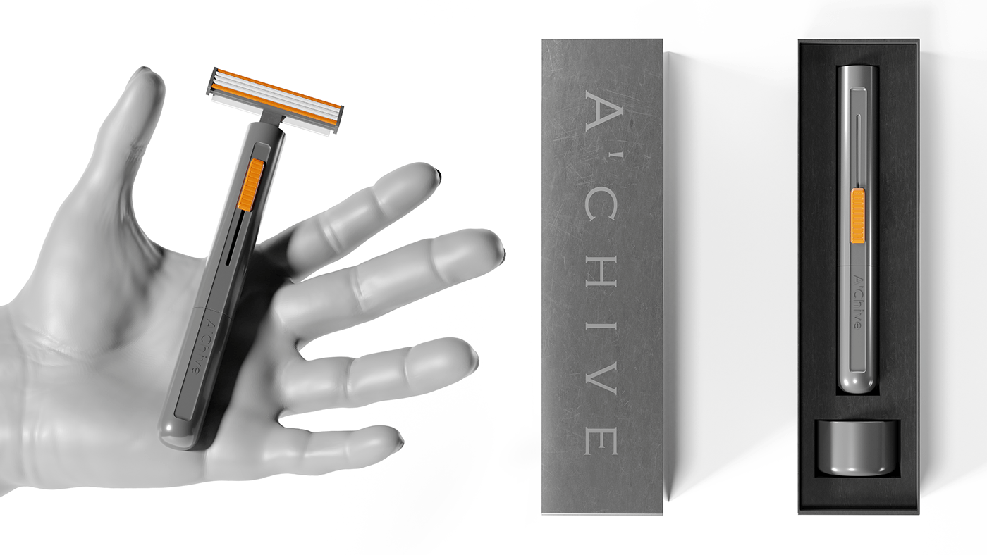 shaver product design  industrial design Razor shaving trend product concept 3D