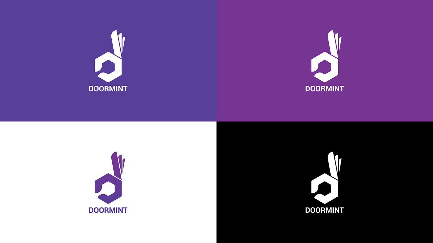 Doormint laundary home_service Startup MUMBAI logo logo_design Brand_Identity
