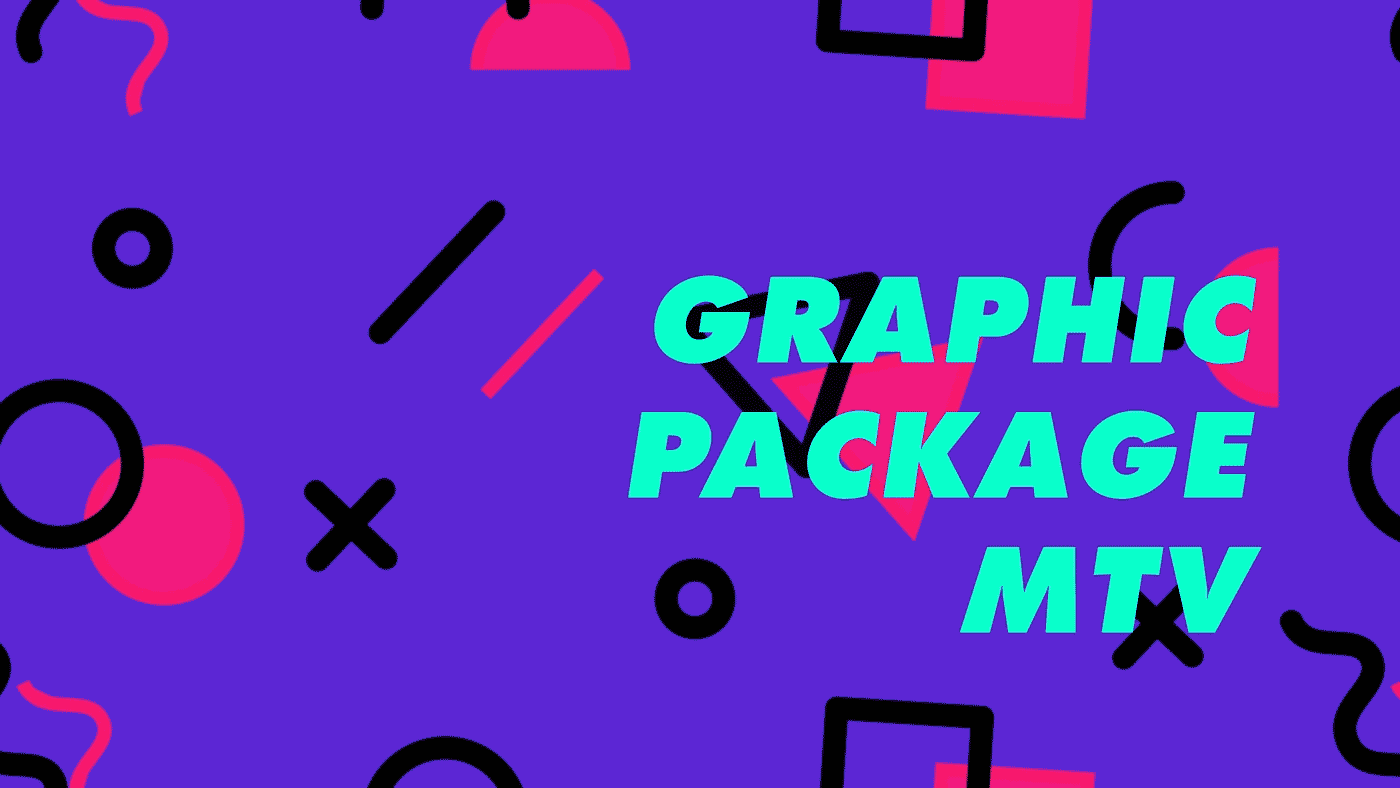 Mtv graphic package graphic design  diseño gráfico animation  animacion motion graphics  promo bumper menu