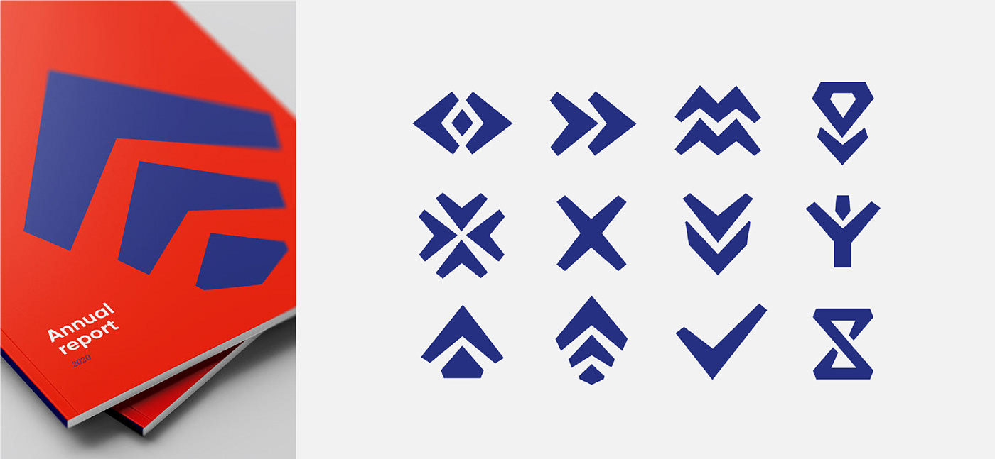 brand identity identity Logotype Brand Design insurance company visual identity Logo Design runes sea shipping