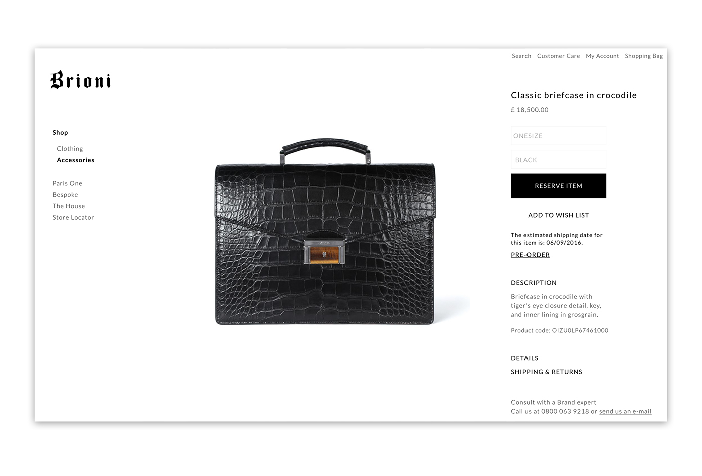 Fashion  e-commerce Web Design  art direction  Responsive Design Metallica mobile luxury Brioni