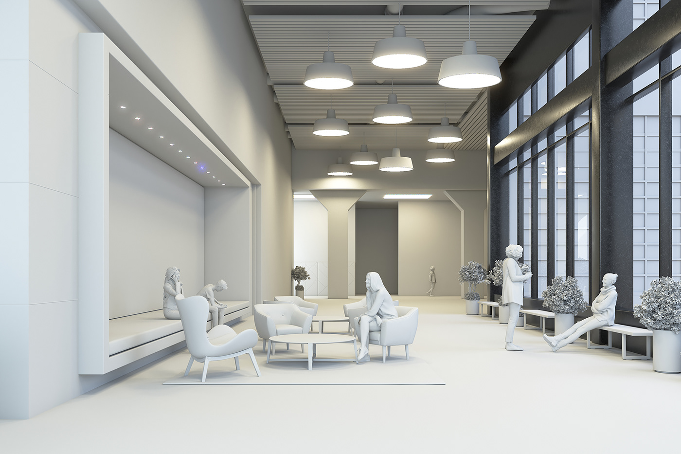 3D 3ds max architecture archviz CGI interior design  modern Render visualization vray