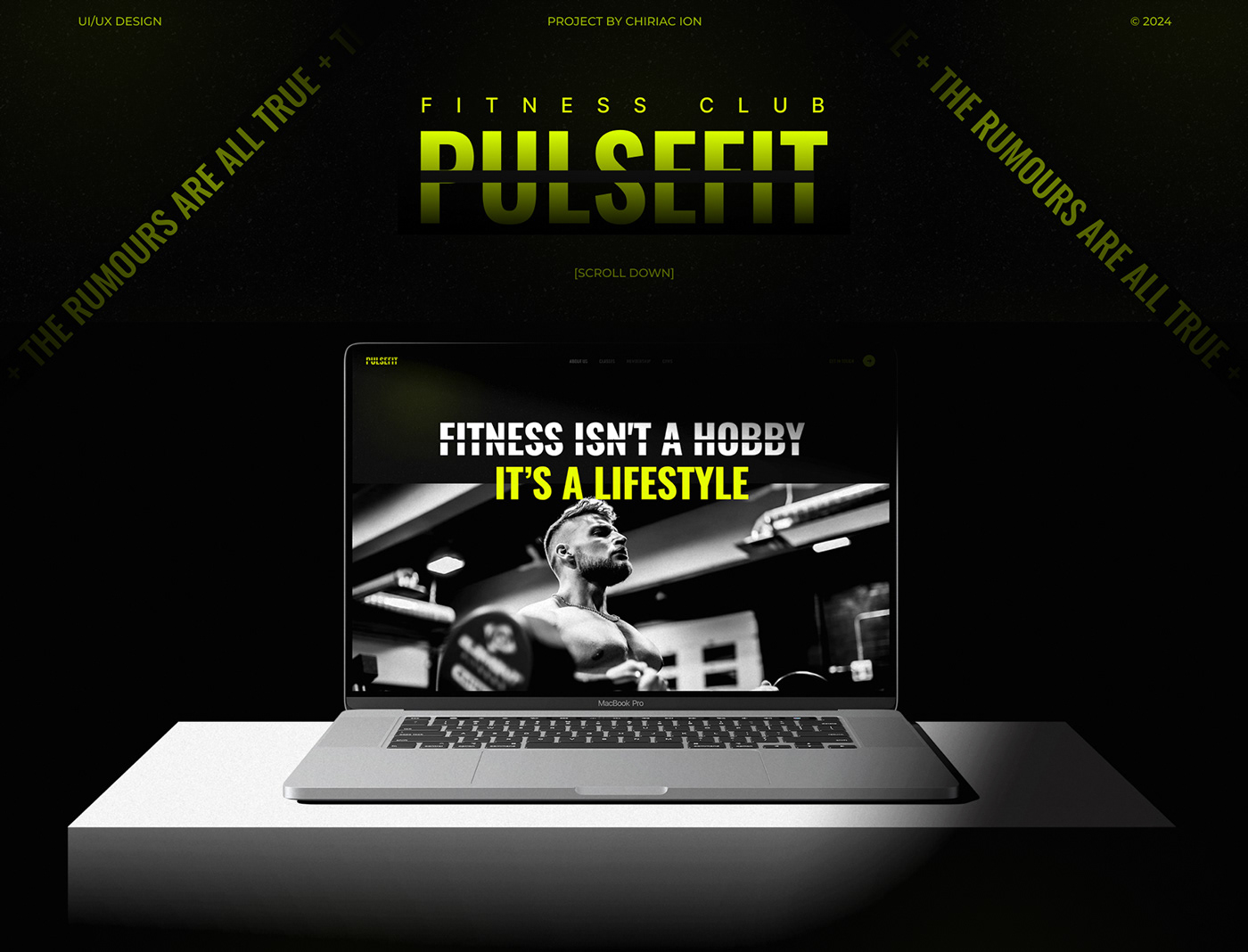 gym fitness club Web Design  UI landing page green dark fitness website gym website workout