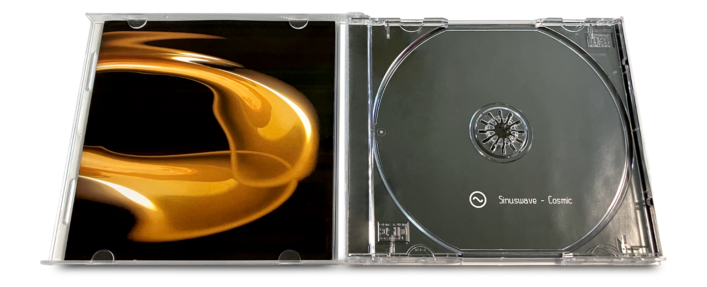 Sinuswave cosmic CD design artwork Ambient music Musik electronica print
