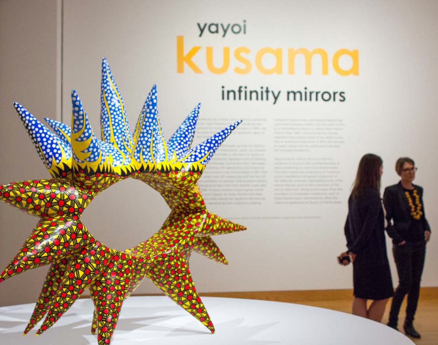 kusama Art museum Advertising  poster print design  environmental design wheatpaste poster infinity mirrors Yayoi Kusama