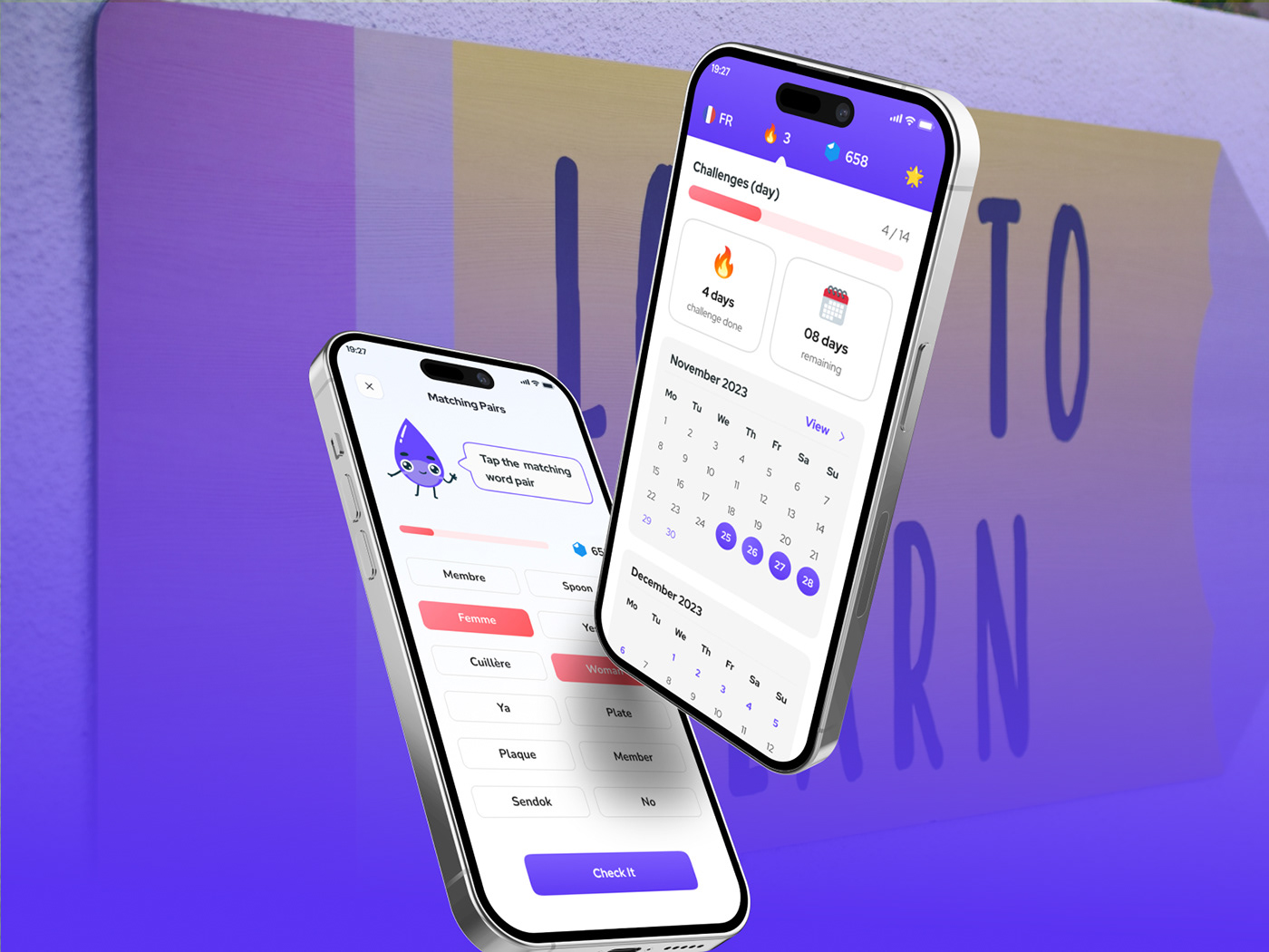 learning app language Education Language Learning education app learning platform mobile app design Figma UI/UX app design