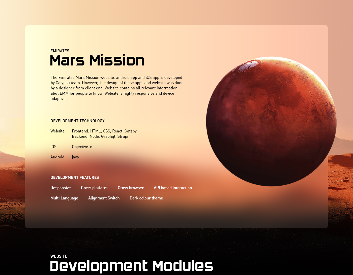 code developemnt earth emirates mars mission planet red Website xD