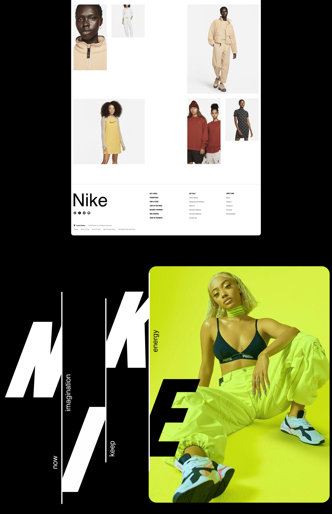 e-commerce fashion design Figma moda redesign sport UI/UX uprock Web Design  Website