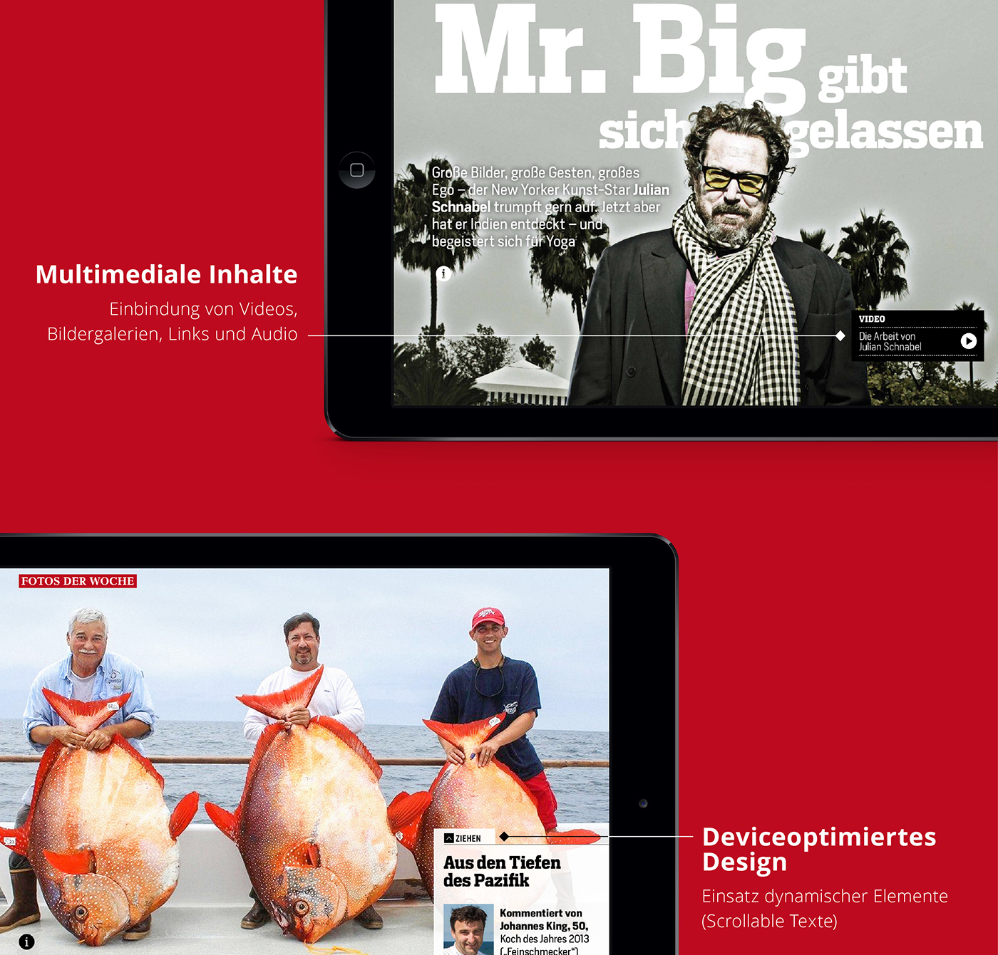 Adobe digital publishing app tablet DPS iPad 2issue Burda Focus magazin