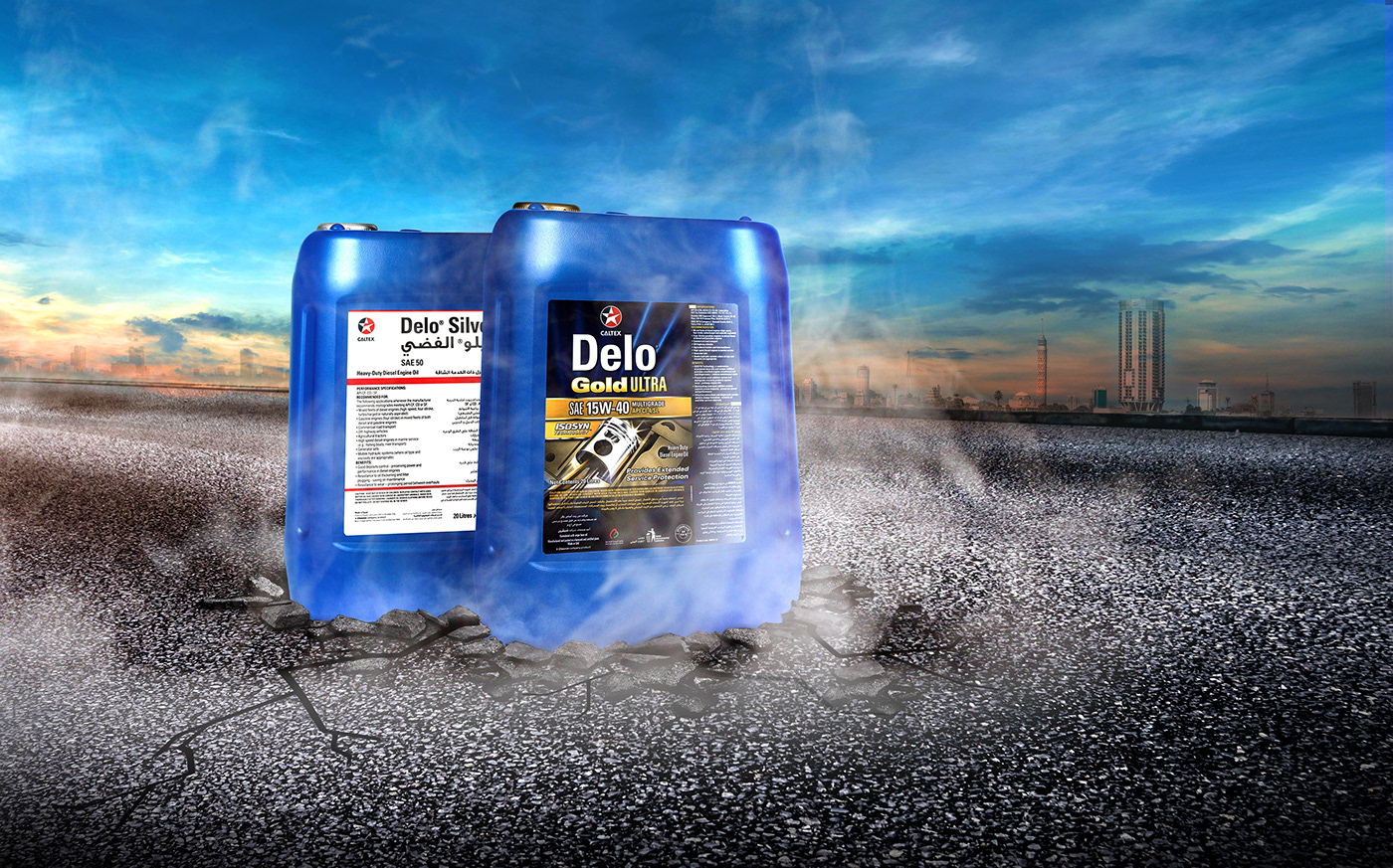 activation car Chevron DELO design jars oil road Roadshow visual