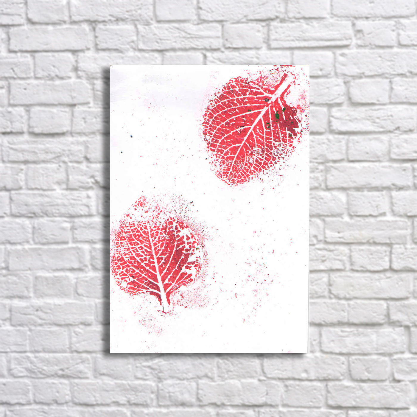 gelliplateprinting leafimpression Nature Printing surfacedesign