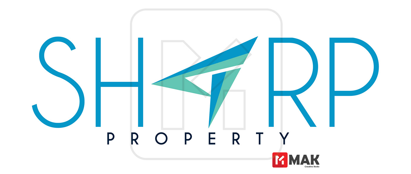 design a logo - Sharp property logo design Sharp artwork