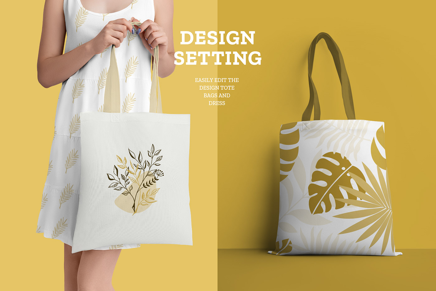 branding  eco free merchandise Mockup Packaging product design  psd Shopping Tote Bag