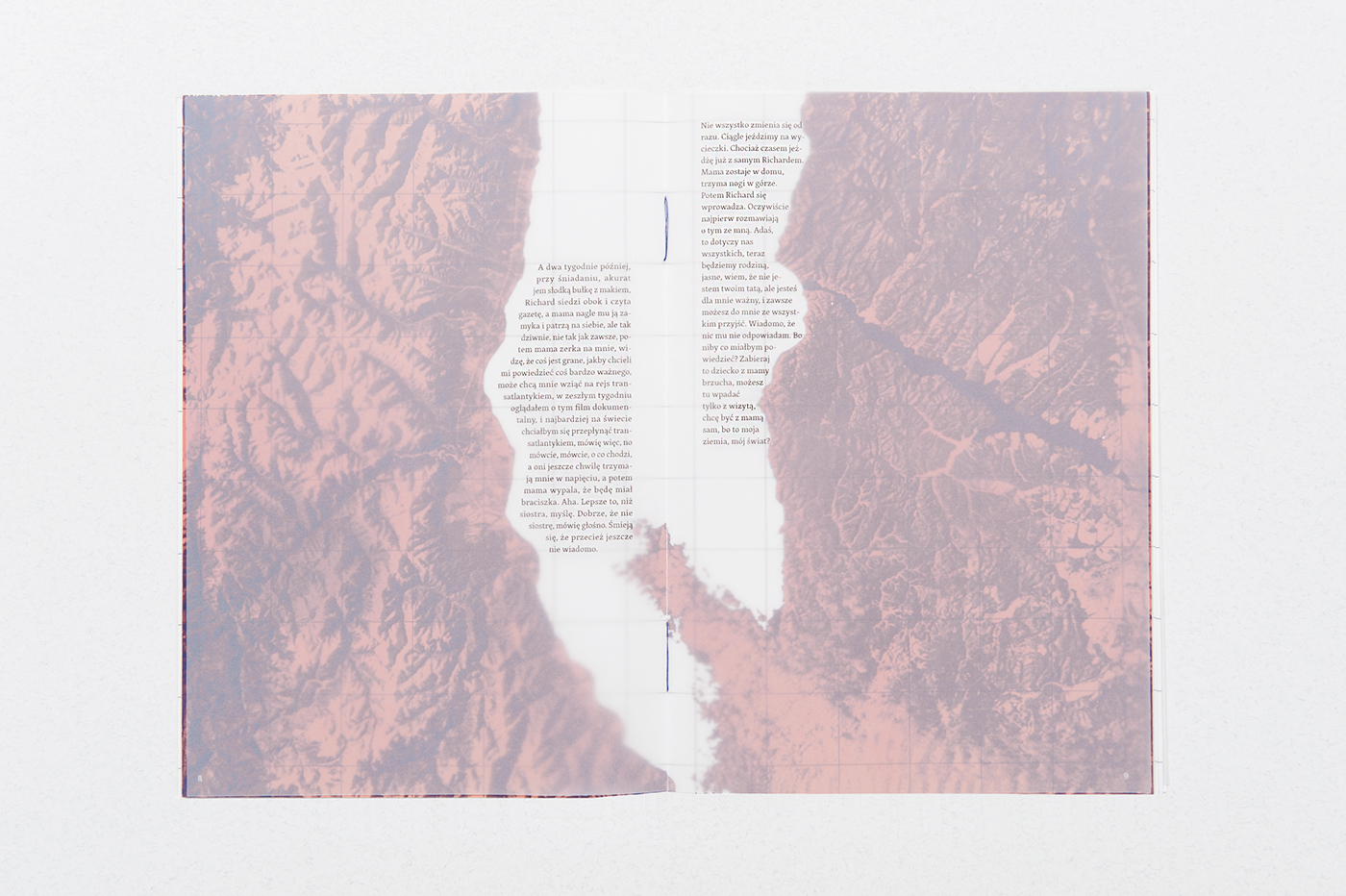 publication editorial Layout print book folder paper poster Workshop calque transparent foil map satellite photo atlas